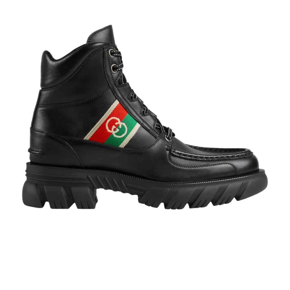 Gucci Ankle Boot Interlocking G - Black