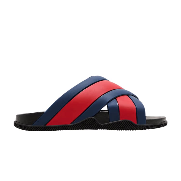 Gucci GG Slide Sandal Blue Red