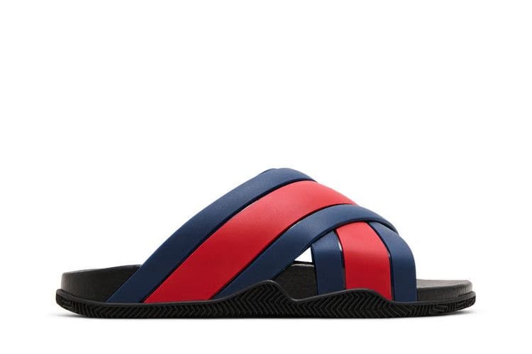 Gucci GG Slide Sandal Blue Red