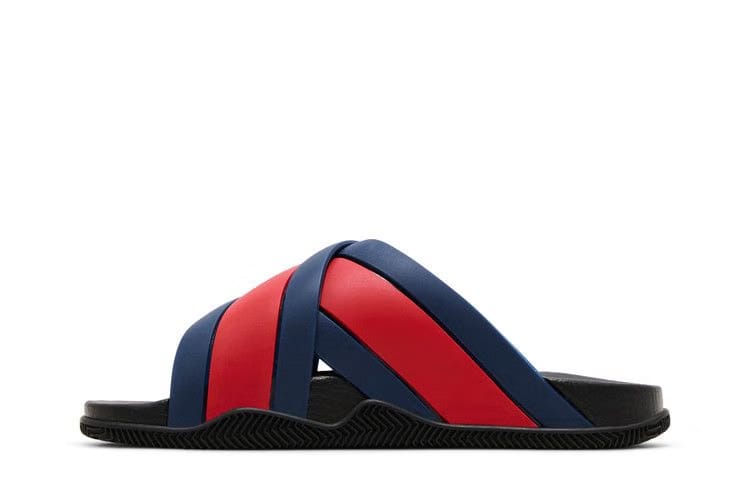 Gucci GG Slide Sandal Blue Red