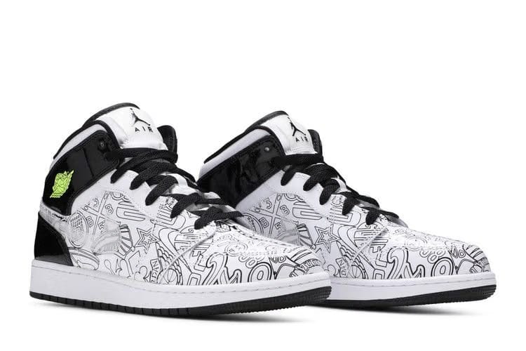Air Jordan 1 Mid SE GS DIY