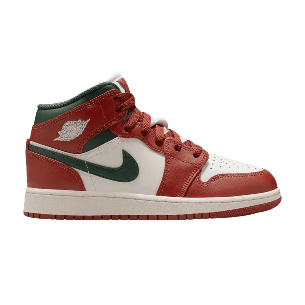 Air Jordan 1 Mid GS Redstone Midnight Green