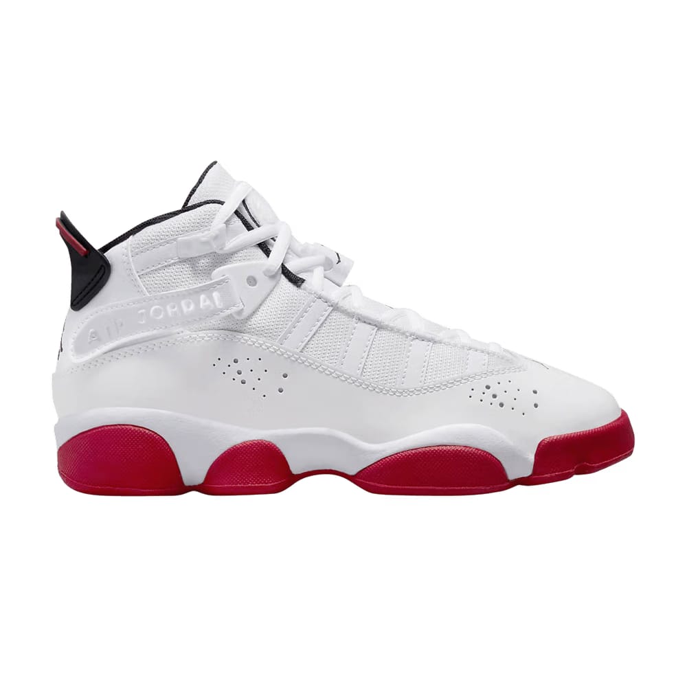 Air Jordan 6 Rings GS White University Red