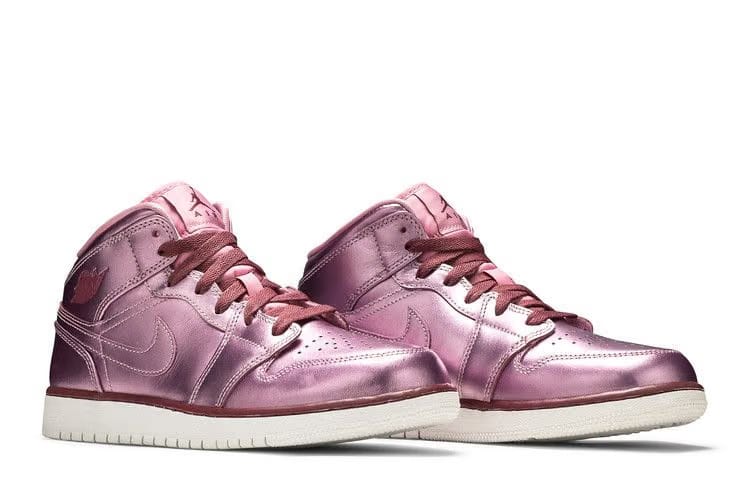 Air Jordan 1 Mid SE GS Pink Rose