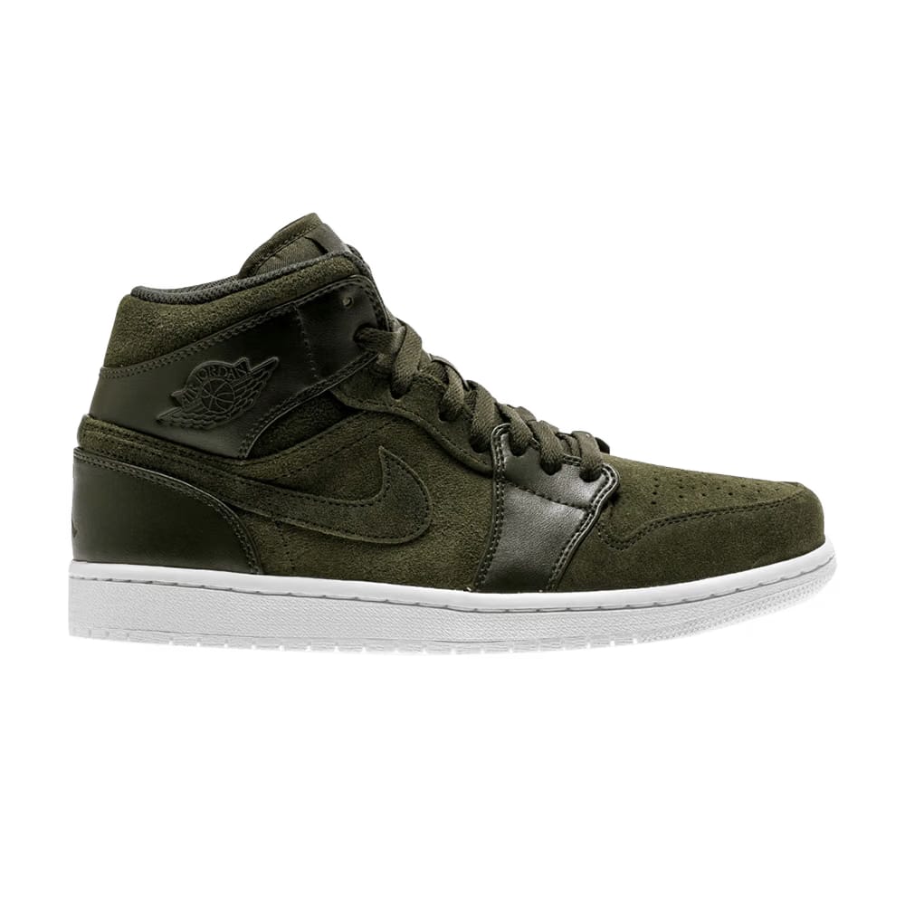 Air Jordan 1 Mid Sequoia Max Orange