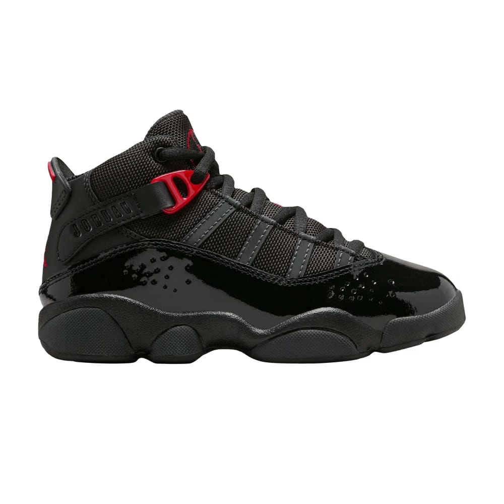 Air Jordan 6 Rings PS Anthracite Fire Red