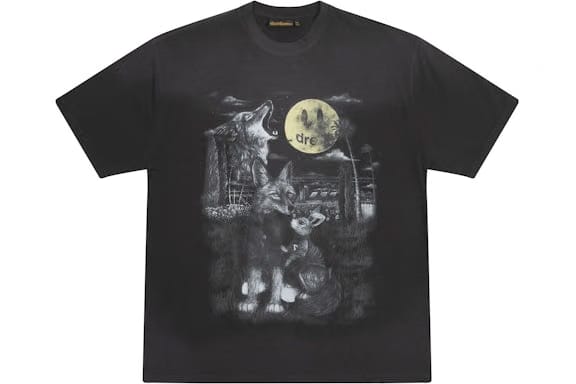 Drew House full moon ss T-Shirt faded black