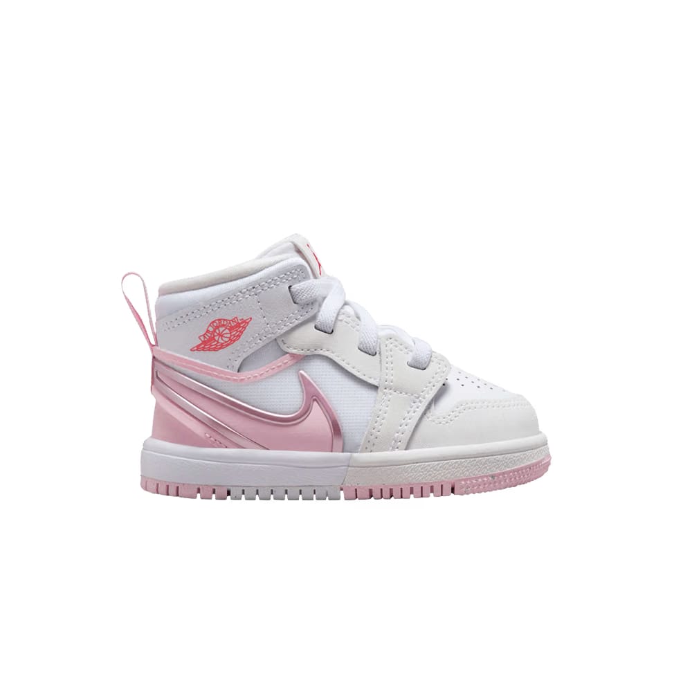 Air Jordan 1 Mid RM EasyOn TD White Pink Foam