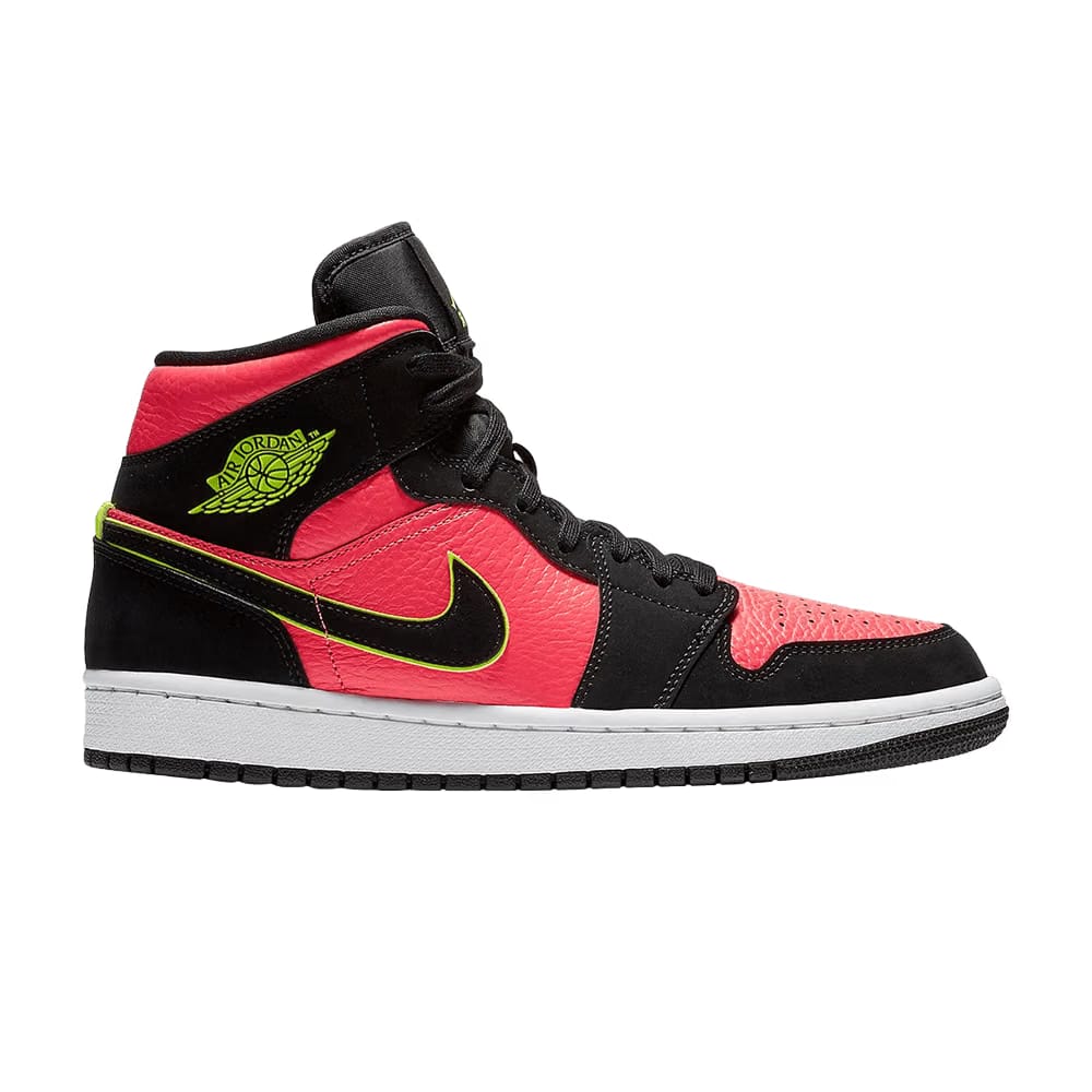 Wmns Air Jordan 1 Retro Mid 'Hot Punch Volt'