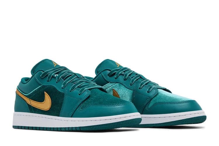 Air Jordan 1 Low SE Velvet GS Geode Teal Velvet