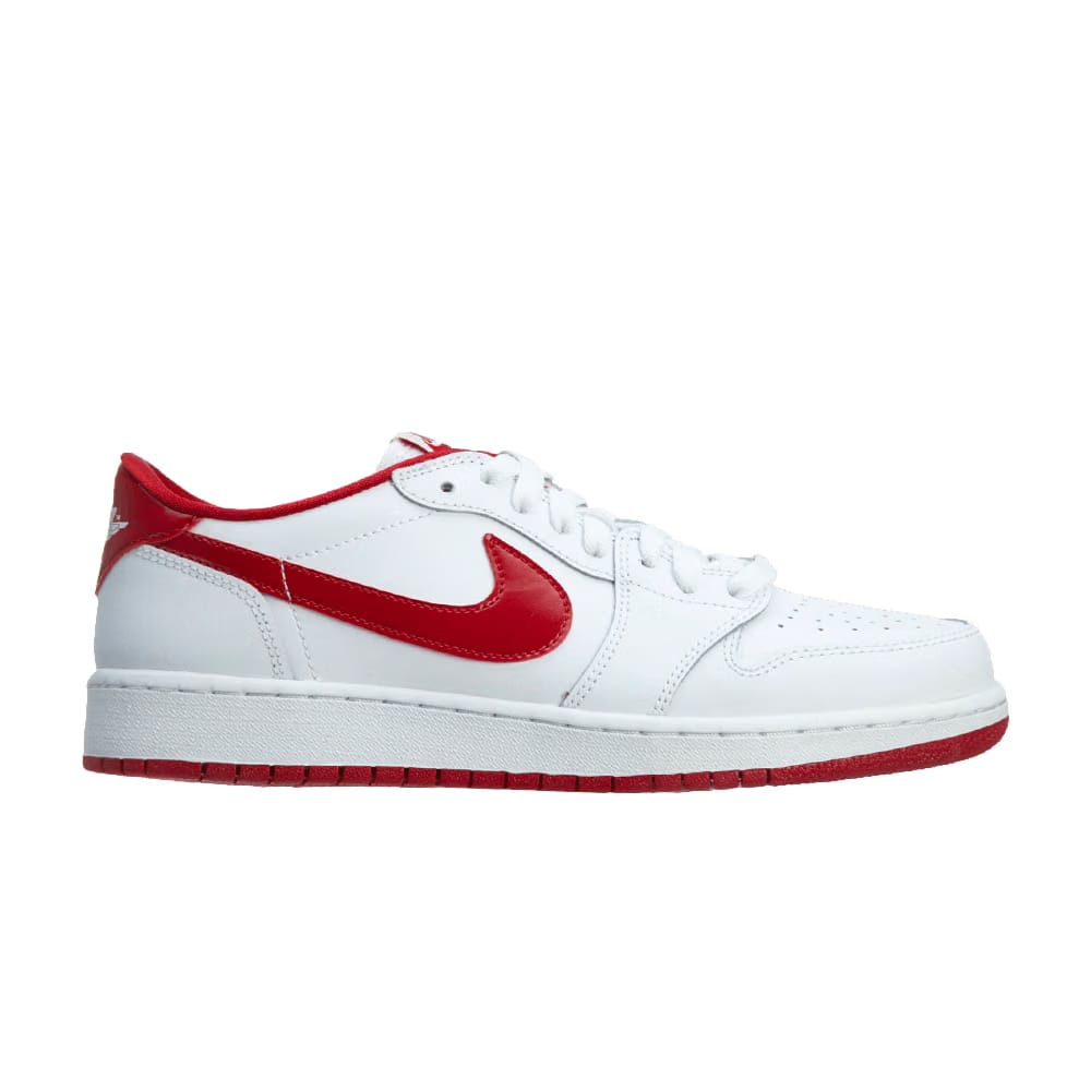 Air Jordan 1 Retro Low BG White Varsity Red