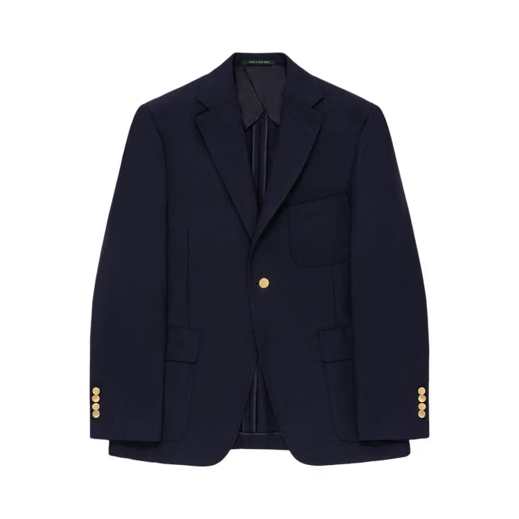 Aimé Leon Dore Basketweave Club Jacket Dark Navy