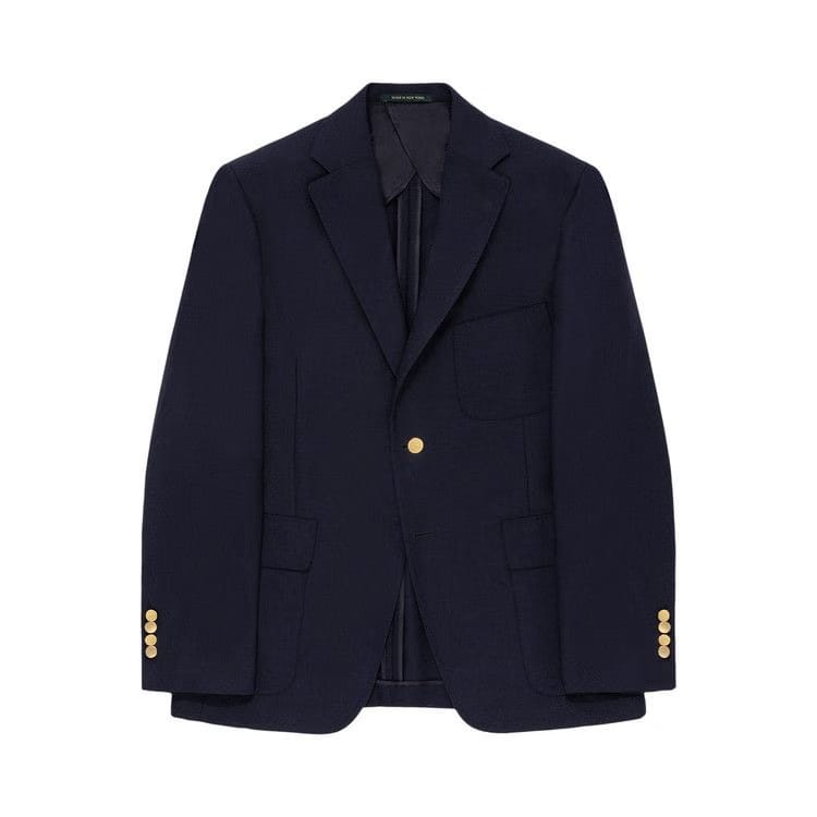 Aimé Leon Dore Basketweave Club Jacket Dark Navy