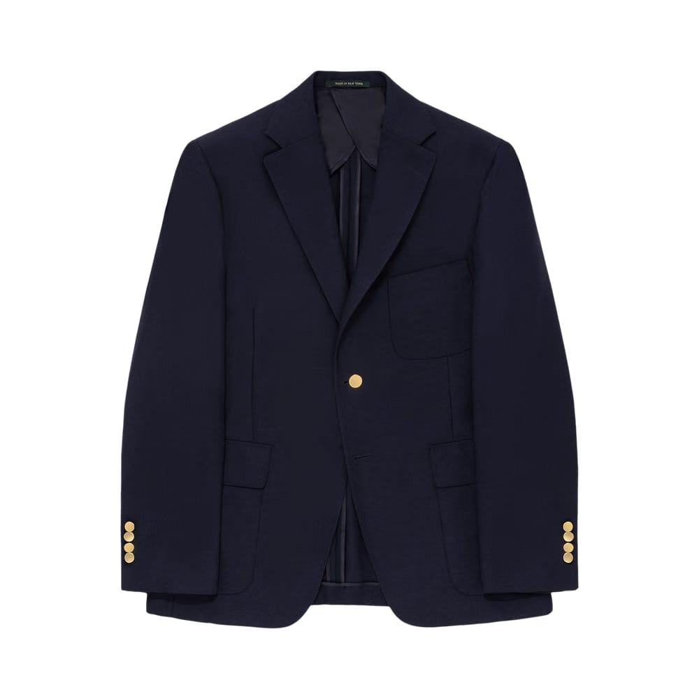 Aimé Leon Dore Basketweave Club Jacket Dark Navy