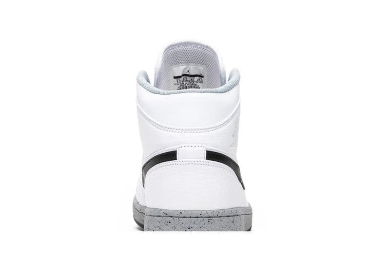 Air Jordan 1 Mid White Cement
