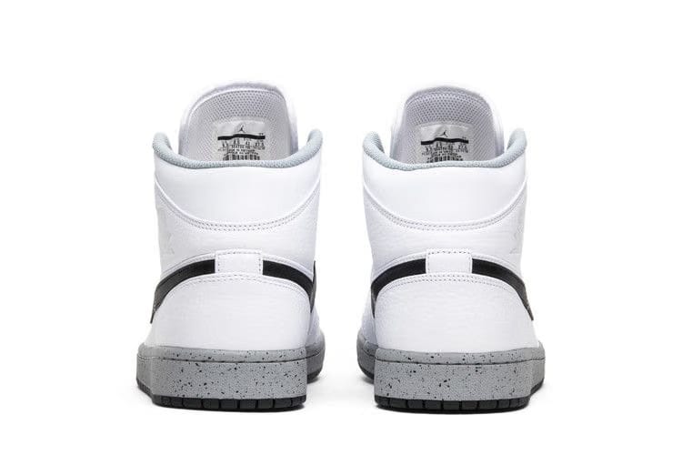 Air Jordan 1 Mid White Cement