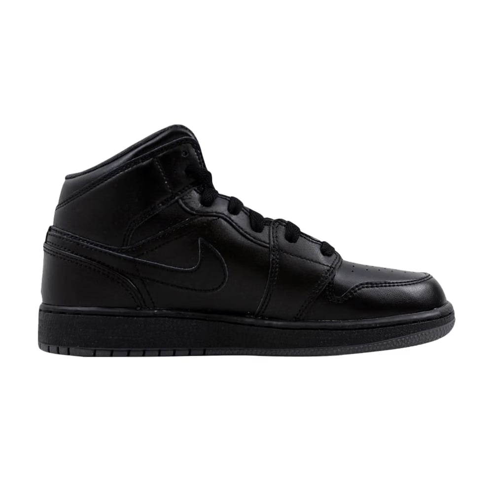 Air Jordan 1 Retro Mid GS Black Dark Grey