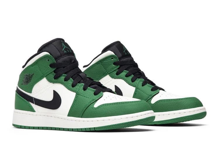 Air Jordan 1 Mid SE GS Pine Green