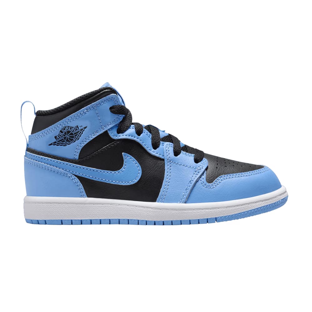 Air Jordan 1 Mid PS University Blue Black