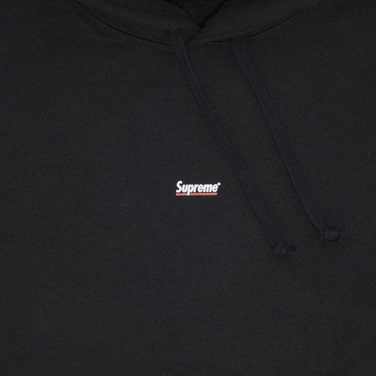 Supreme Underline Hoodie Black
