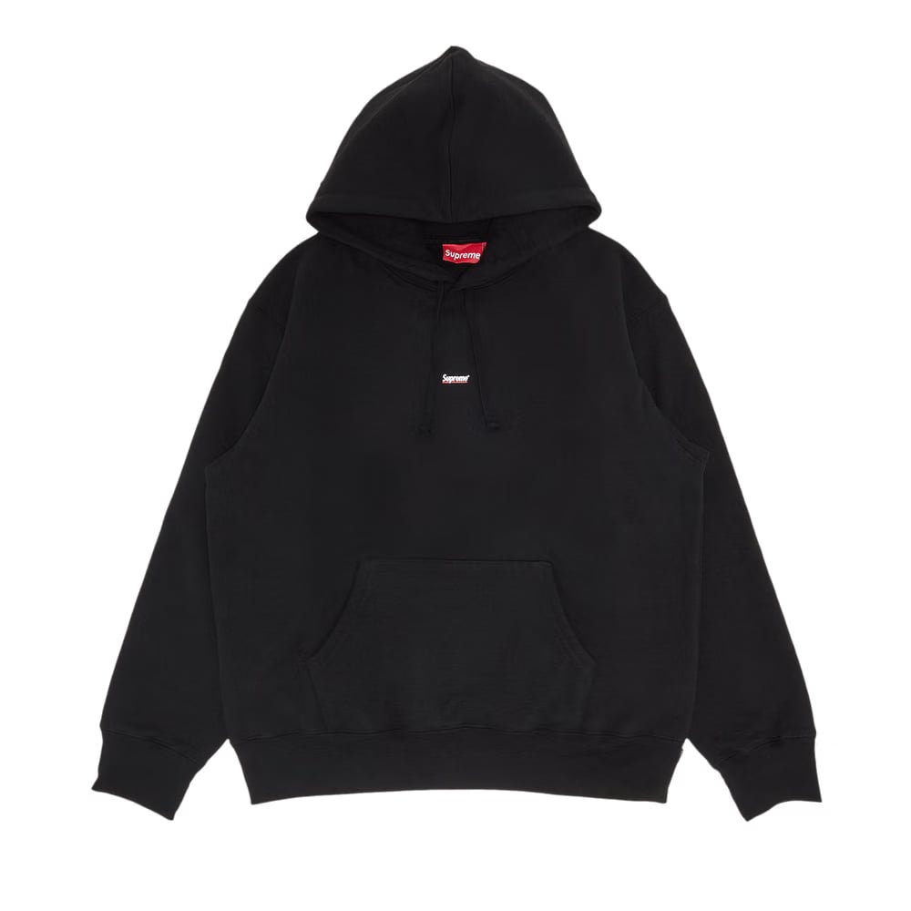 Supreme Underline Hoodie Black