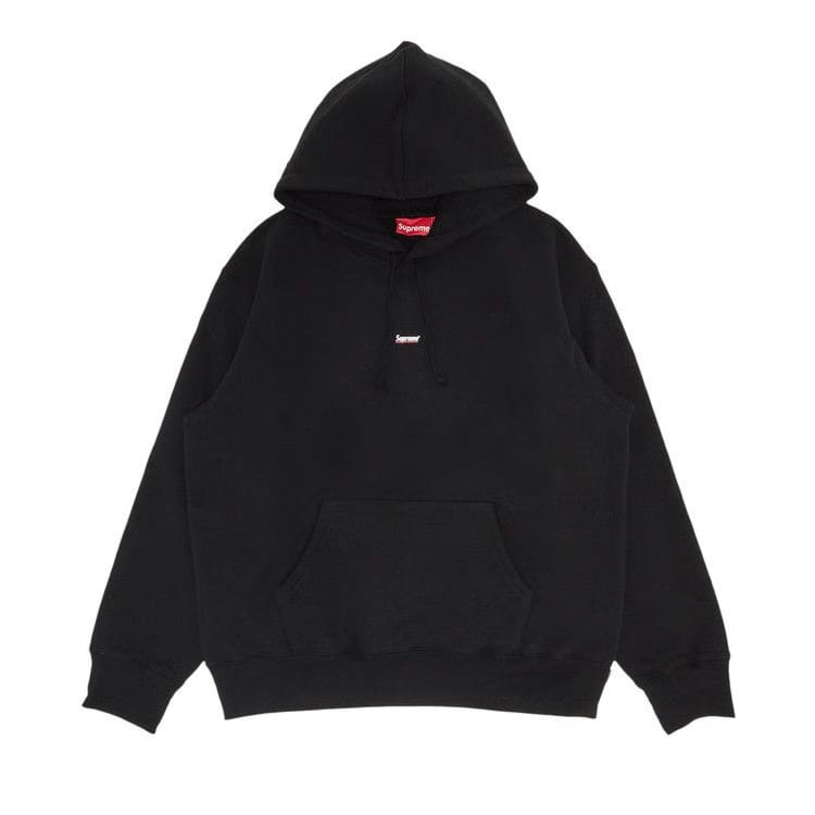 Supreme Underline Hoodie Black