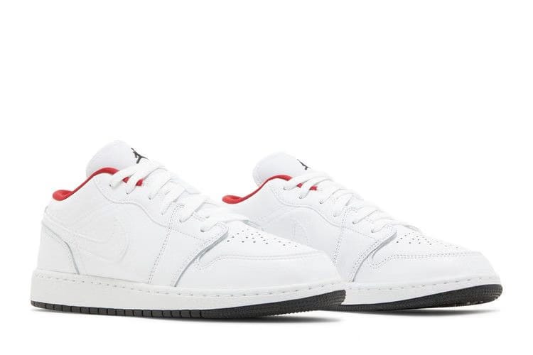 Air Jordan 1 Low GS White Gym Red