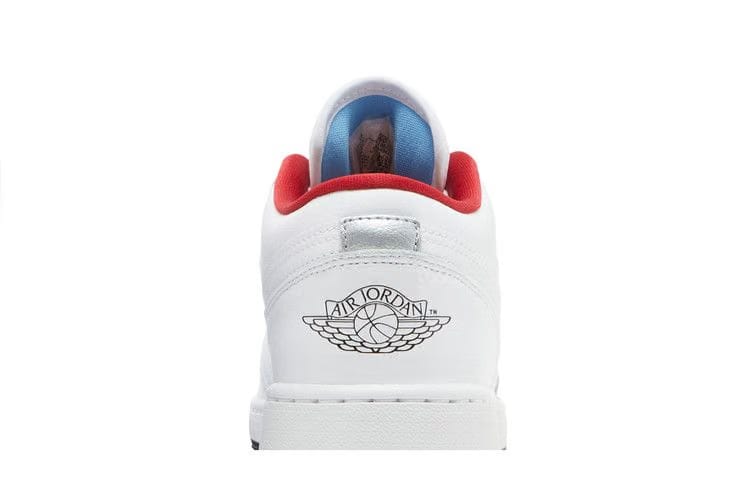 Air Jordan 1 Low GS White Gym Red