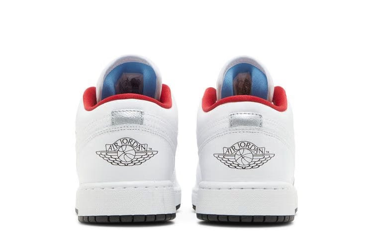 Air Jordan 1 Low GS White Gym Red