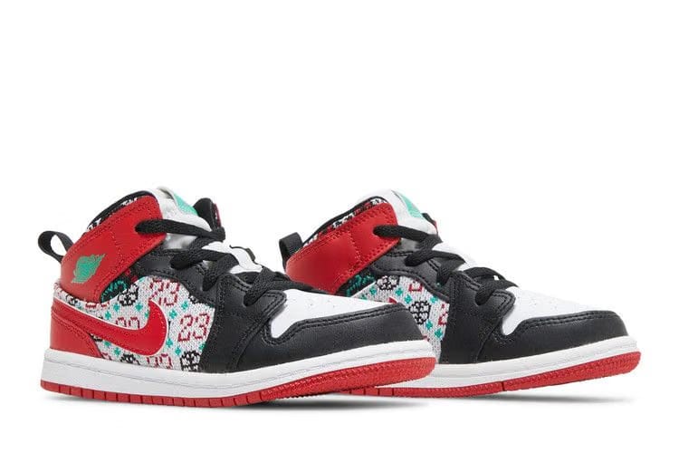 Air Jordan 1 Mid SE TD Ugly Christmas Sweater