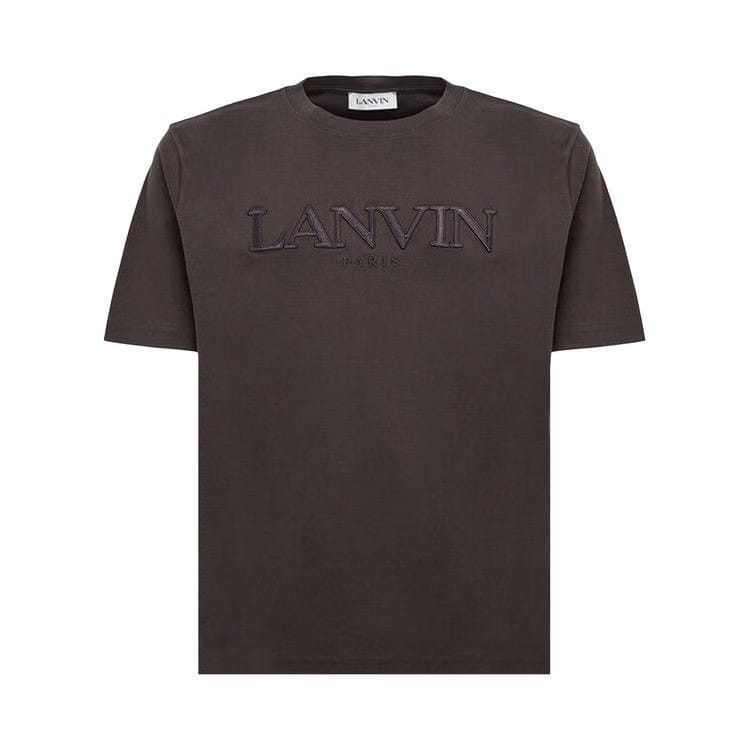 Lanvin Paris Embroidered T-Shirt Ebony