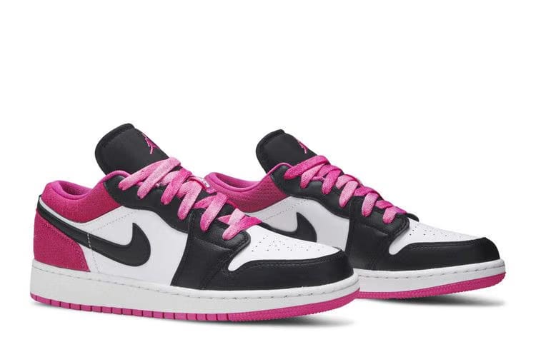 Air Jordan 1 Low SE GS Black Active Fuchsia