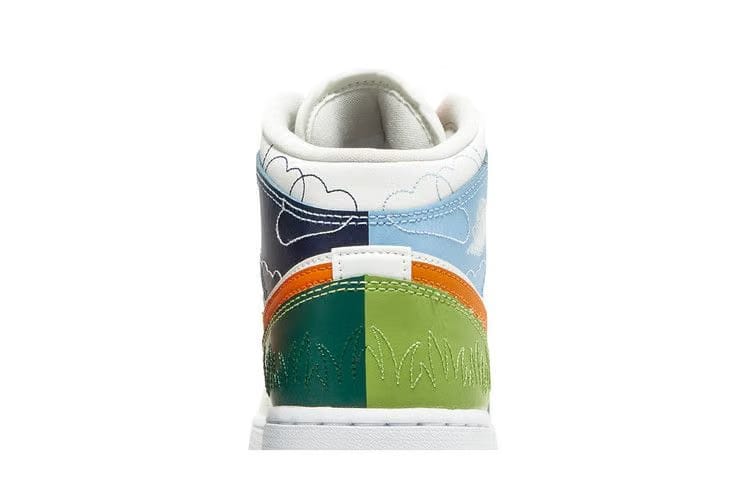 Air Jordan 1 Mid SE GS Stitch