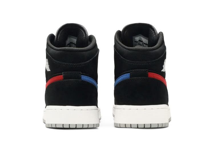 Air Jordan 1 Retro Mid GS Black University Red