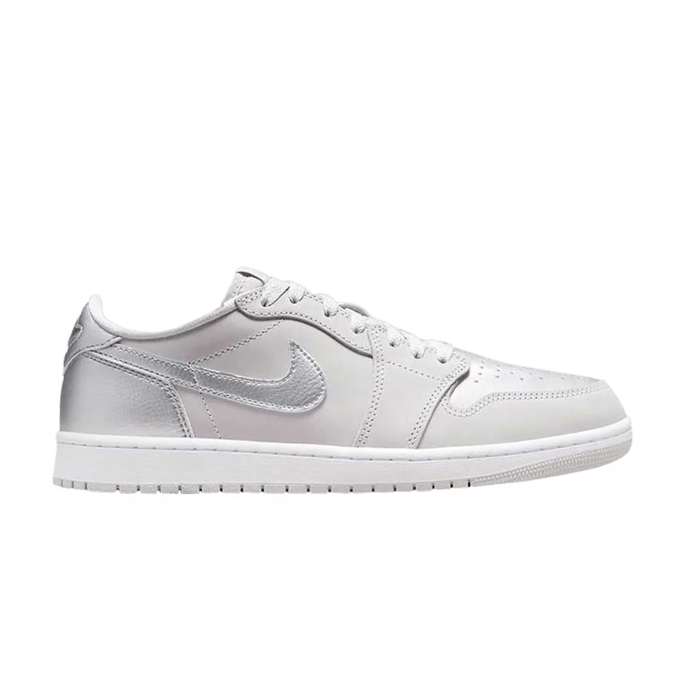 Air Jordan 1 Retro Low OG Metallic Silver Briefcase Special Box