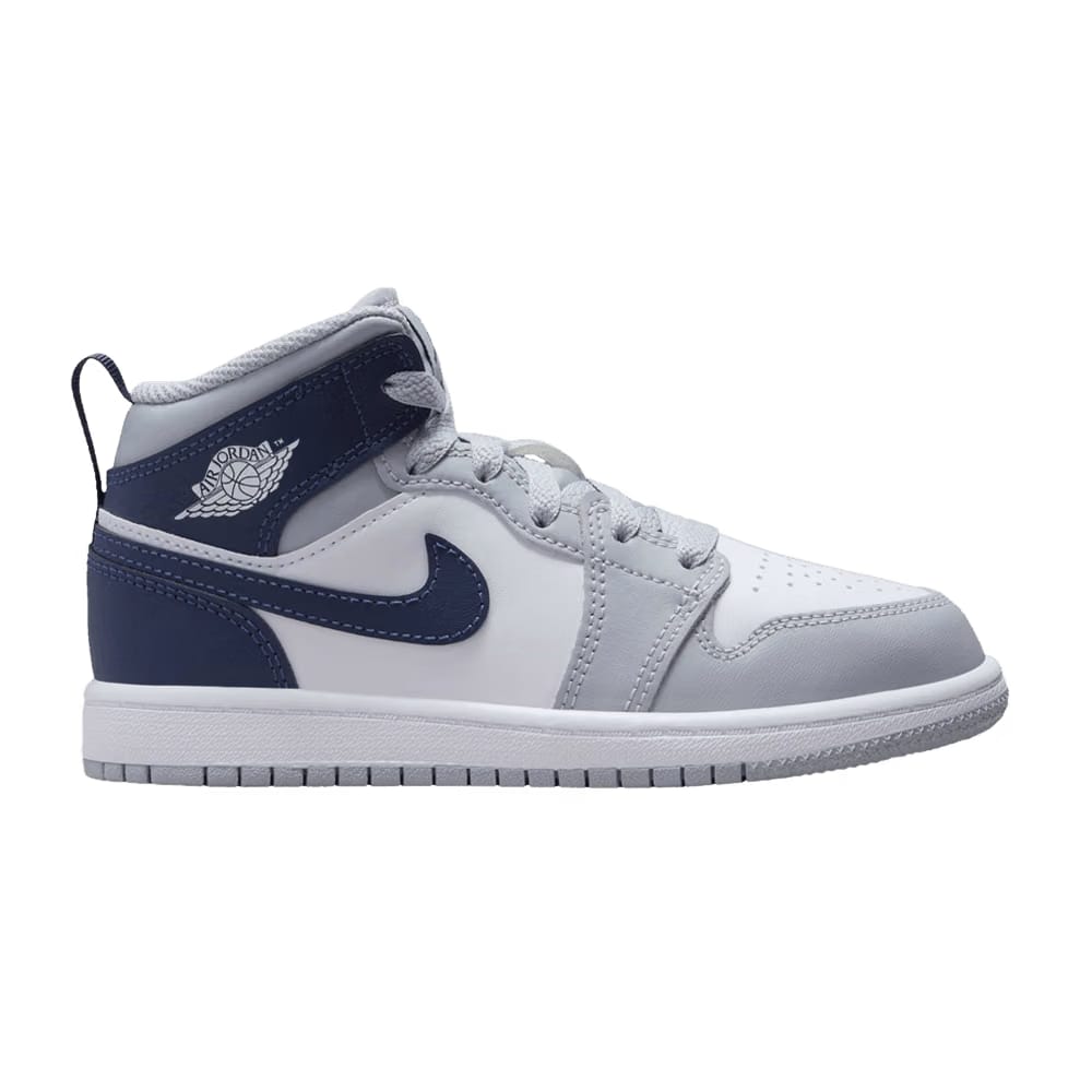 Air Jordan 1 Mid PS Wolf Grey Midnight Navy