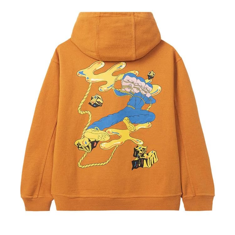 Brain Dead Jonny Negron Bondage Print Hoodie Orange