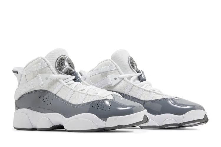 Air Jordan 6 Rings GS White Cool Grey