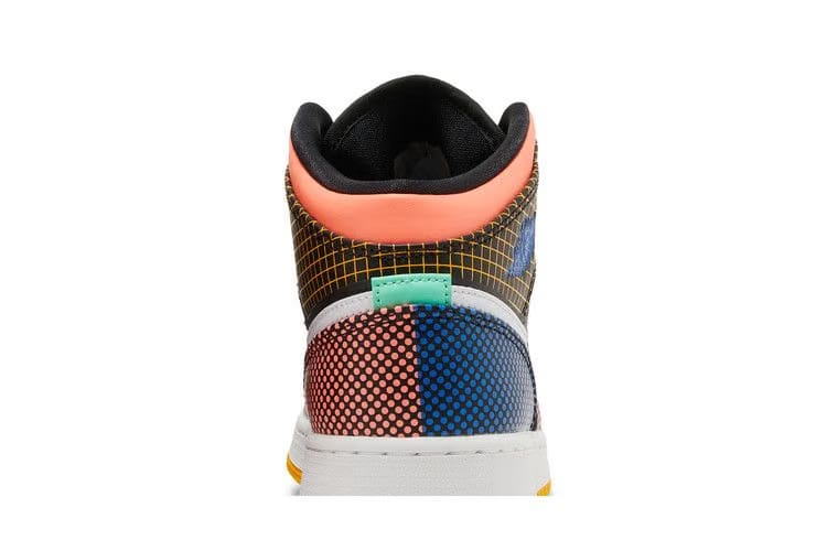 Air Jordan 1 Mid MMD GS Multi Grid
