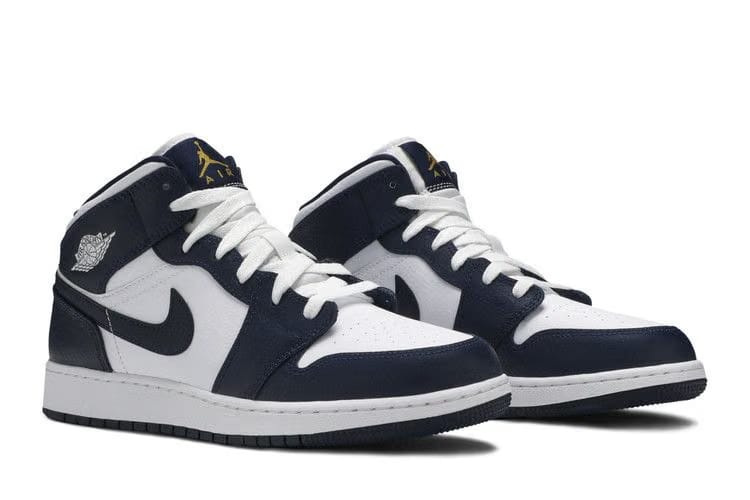 Air Jordan 1 Mid GS Obsidian