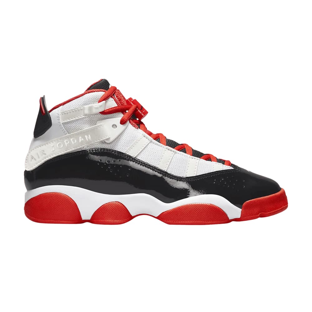 Air Jordan 6 Rings GS White Black Team Orange