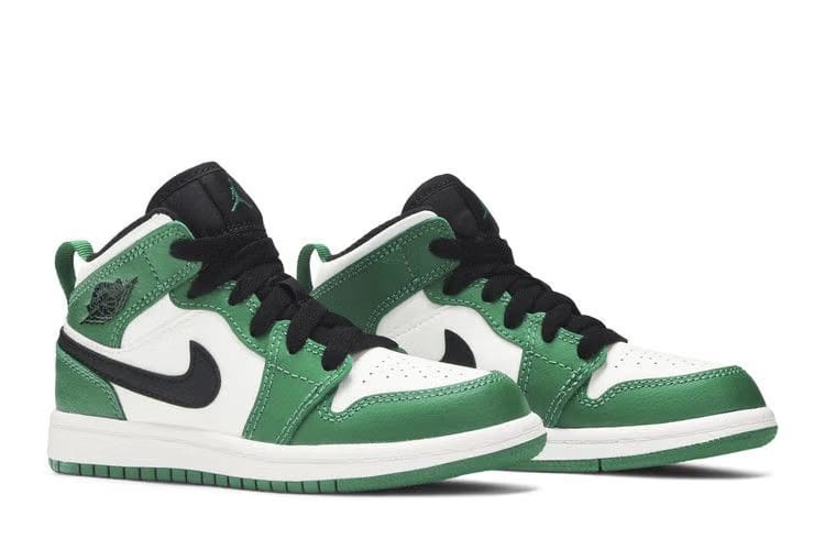 Air Jordan 1 Mid SE PS Pine Green