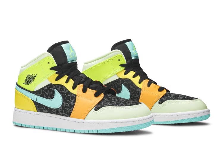 Air Jordan 1 Mid SE GS Clover