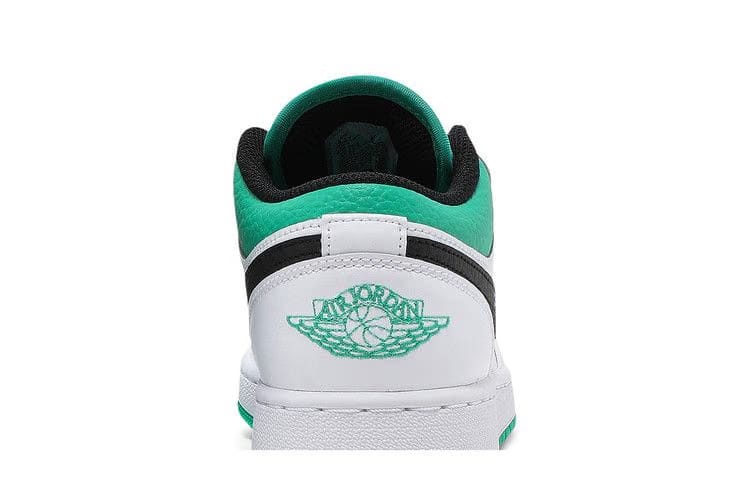 Air Jordan 1 Low GS White Lucky Green