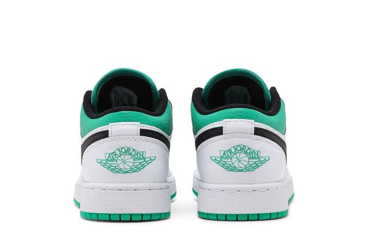 Air Jordan 1 Low GS White Lucky Green