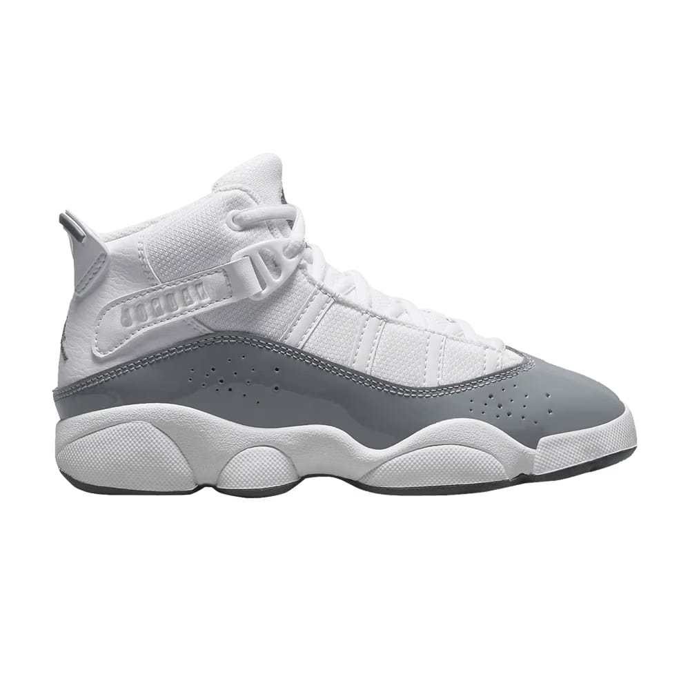 Air Jordan 6 Rings PS White Cool Grey