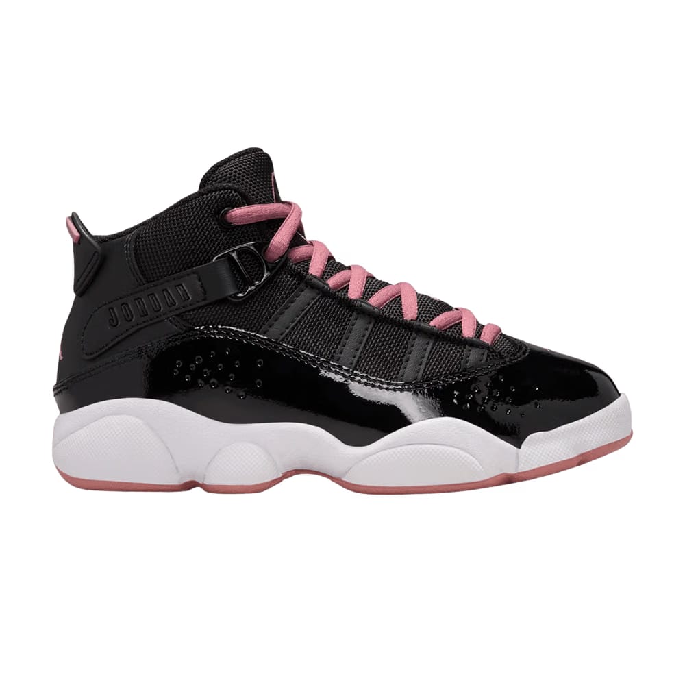 Air Jordan 6 Rings PS Black Rust Pink