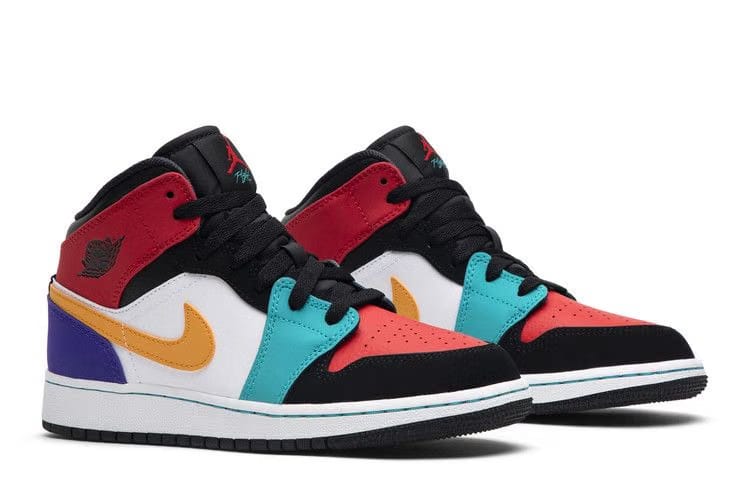 Air Jordan 1 Mid GS Multi-Color