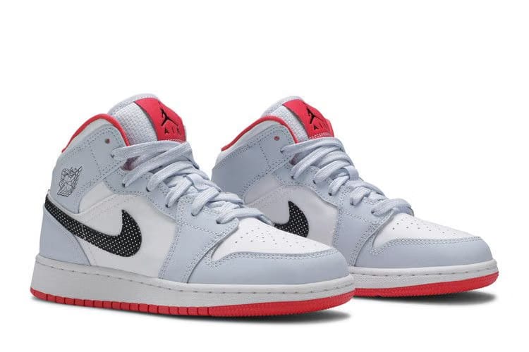Air Jordan 1 Mid GS Half Blue