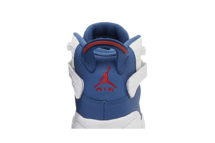 Air Jordan 6 Rings GS White True Blue